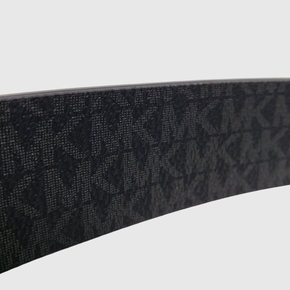 Michael Kors Reversible Twist Leopard/Black Small Belt With Gold Buckle - Picture 5 of 6